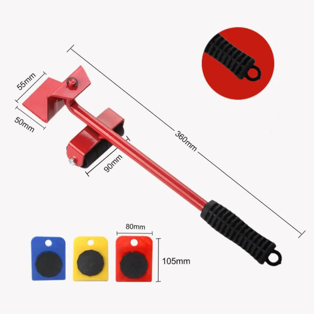

Moving Artifact Household Shifter Multifunctional Handling Tool Bed Moving Heavy Object Moving Pulley Furniture Moving Tool
