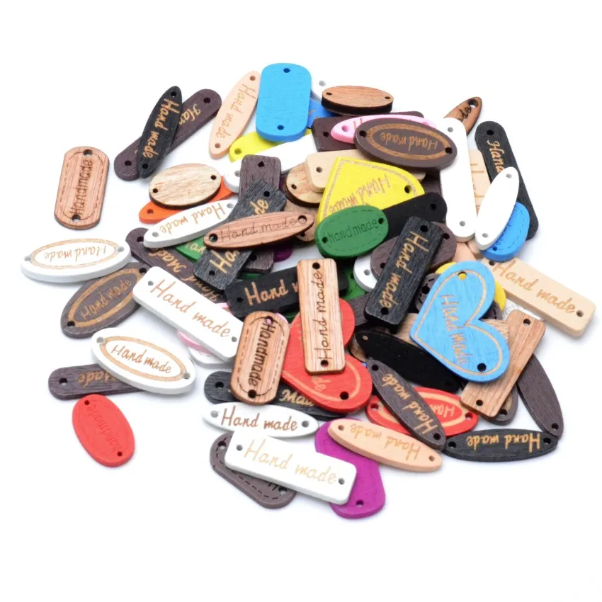 Рукоделие DIY 10/20 шт. деревянные картины Ручная работа с 2 отверстиями пуговицы для