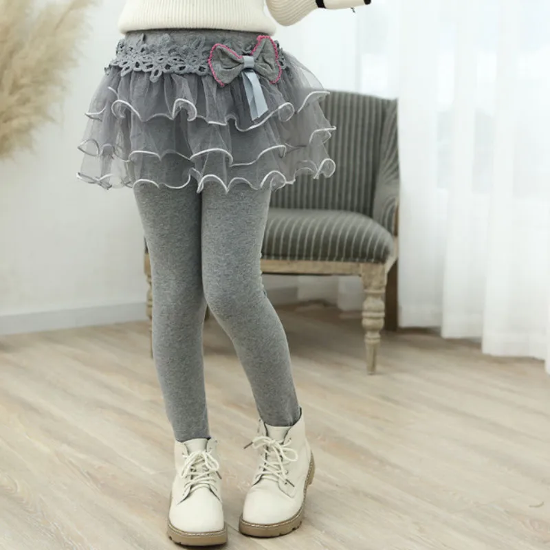 Леггинсы для девочек новинка 2020 весенне осенние брюки детские и юбка в