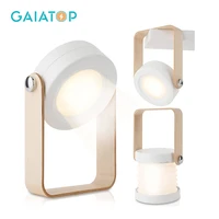 light decoration foldable touch dimmable desk lamp night light portable lantern lamp for home kids gift bedside bedroom