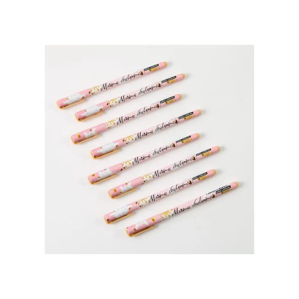 Pen plastic soft-touch with cap Shine in the new year 07 mm ball-point paste blue price for 1 piece equipment Window Handles Windows Hardware Home