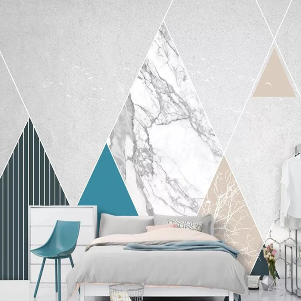 Фотообои Milofy с абстрактным геометрическим треугольником на заказ |