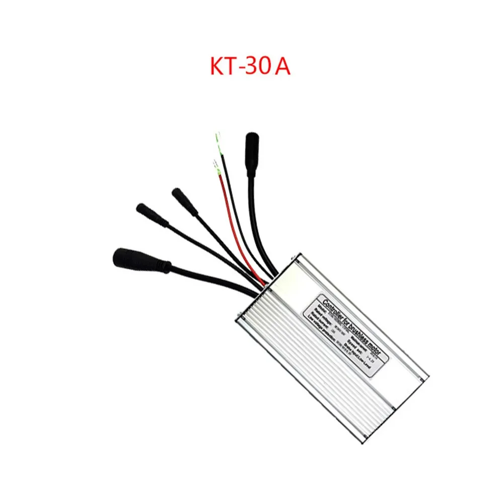 

36/48V KT30A Ebike Waterproof Controller W/ Lightline For 1000W Brushless Moto For KT Series Motors 2 Tube Square Wave Control