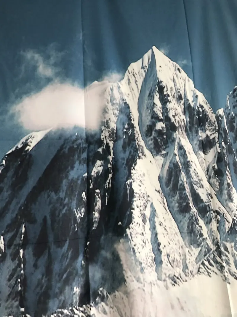 Гобелен с заснеженным горным пейзажем крутая подвесная ткань для украшения дома