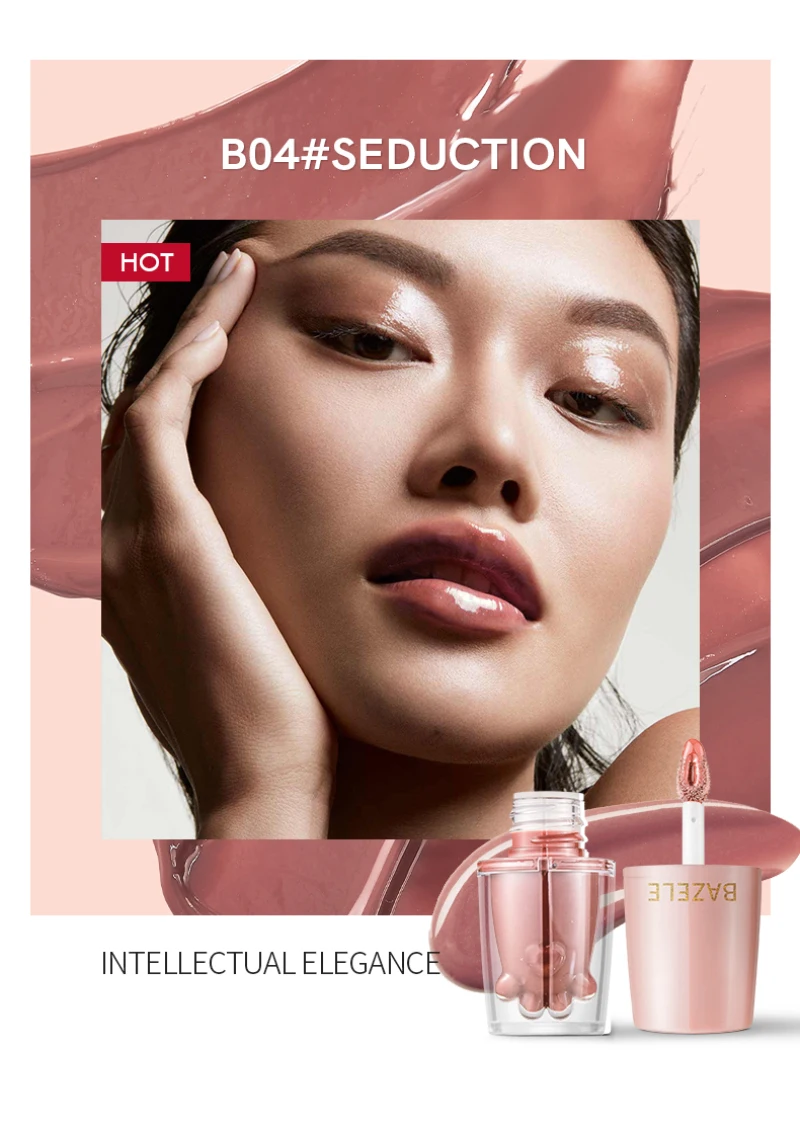 

Mirror Moisturizing Lip Glaze Makeup Moisturizing And Lasting Waterproof Cosmetics Easy To Color Hydrating Lip Glaze TSLM1