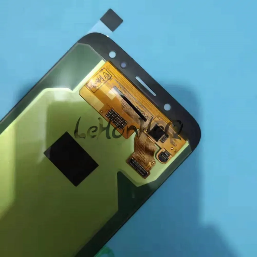 Супер Amoled для samsung Galaxy J7 Pro J730 J730F ЖК-дисплей с сенсорным экраном дигитайзер сборка для samsung J730fm экран
