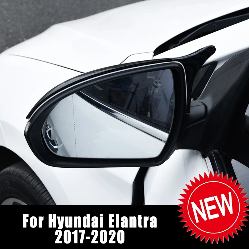 Внешние зеркала заднего вида из АБС пластика для Hyundai Elantra 2017 2020 2 шт.|Зеркала и
