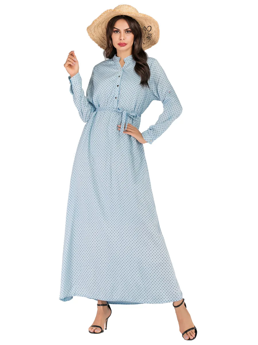 Женское однобортное платье из хлопка и льна литературное однотонное с принтом