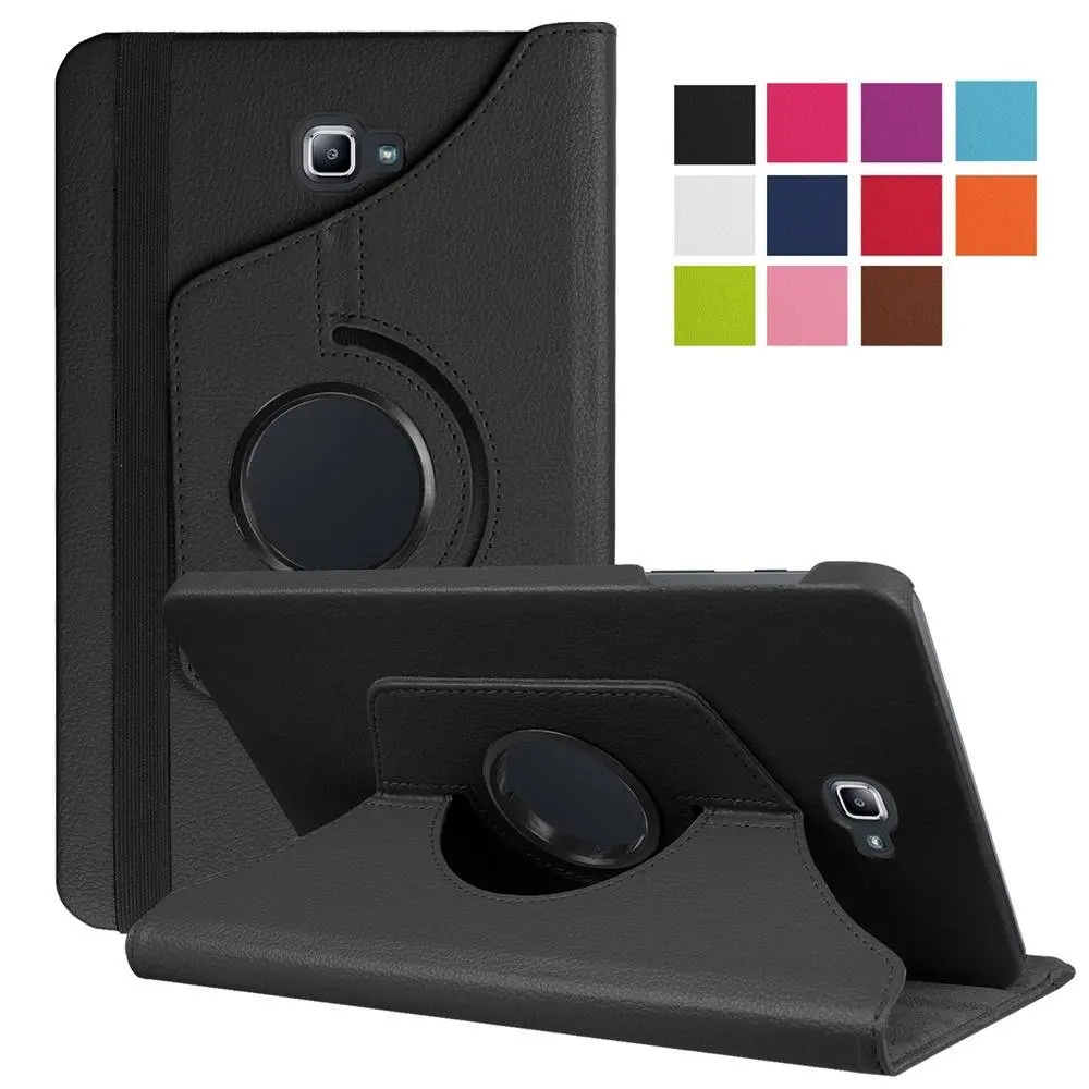 Вращающийся на 360 градусов чехол для Samsung Galaxy Tab E 9 6 T560 T561 A6 10 1 T585 T580 Funda Cover A 2 5 T590 T595
