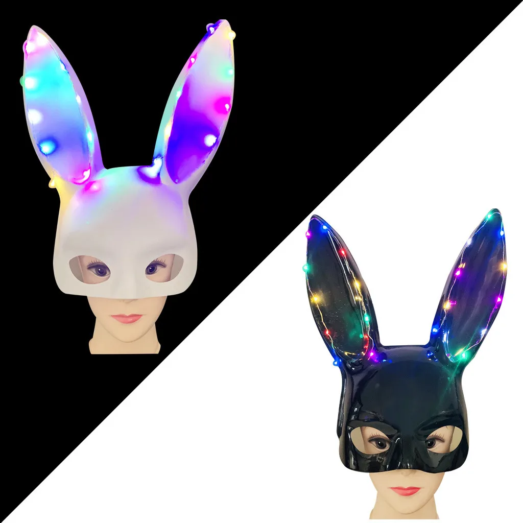 Хэллоуин яркая маска кролика вечерние бар костюм для ночного клуба кролик