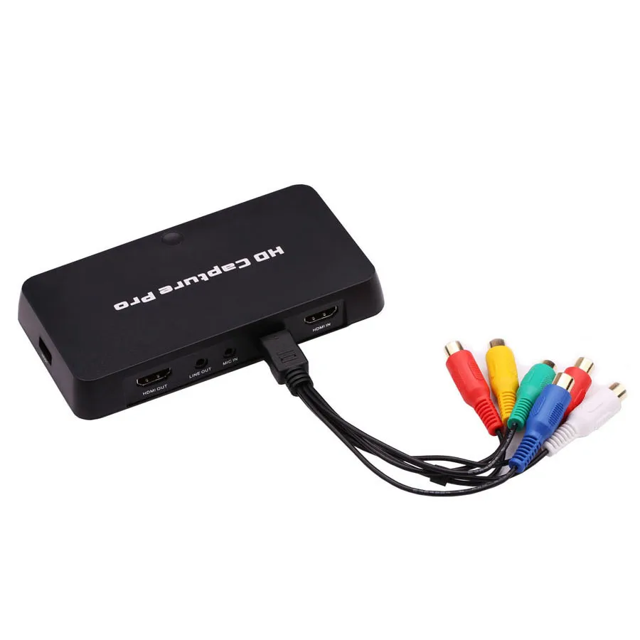 Карта видеозахвата HDMI AV с микрофоном для записи по расписанию воспроизведение