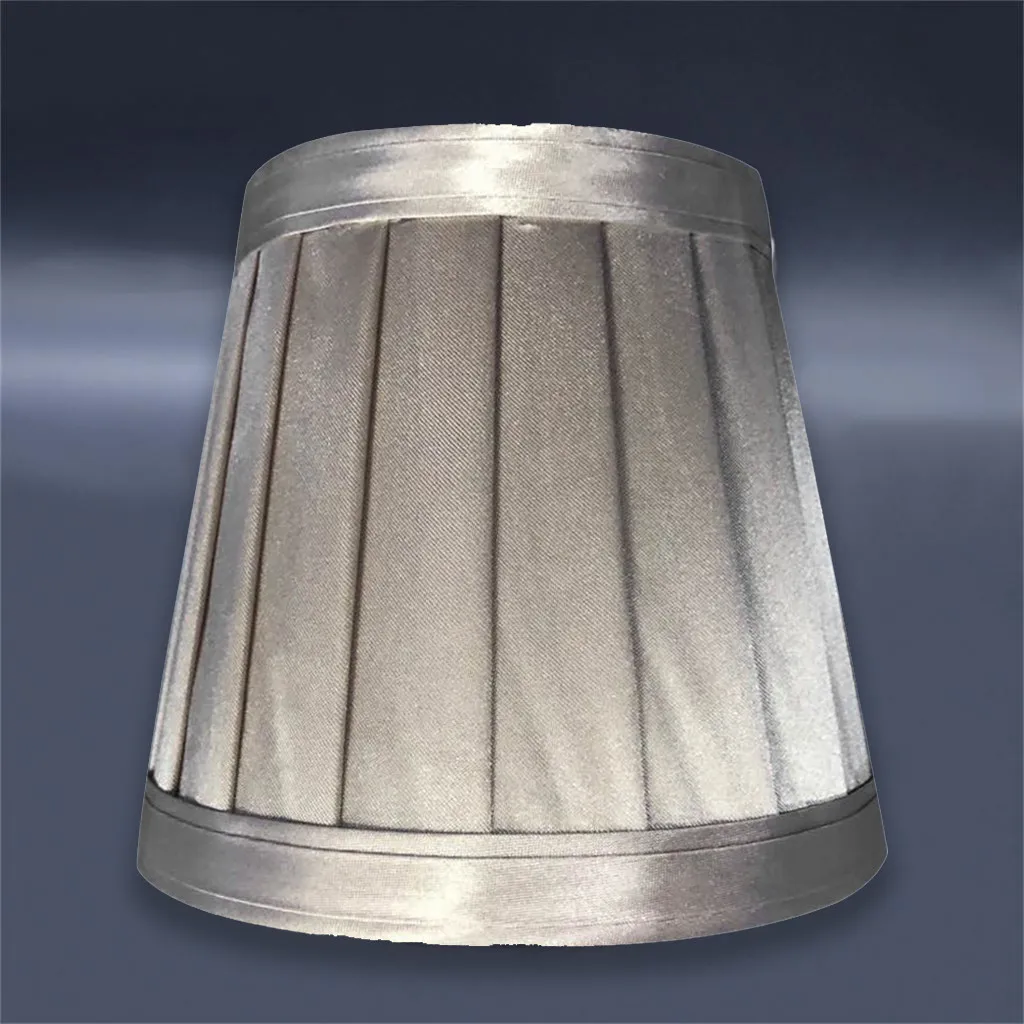 Винтажный тканевый плиссированный абажур настольная лампа для кровати