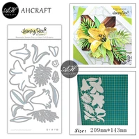 ahcraft lily combination metal cutting dies for diy scrapbooking photo album decorative embossing stencil paper cards mould