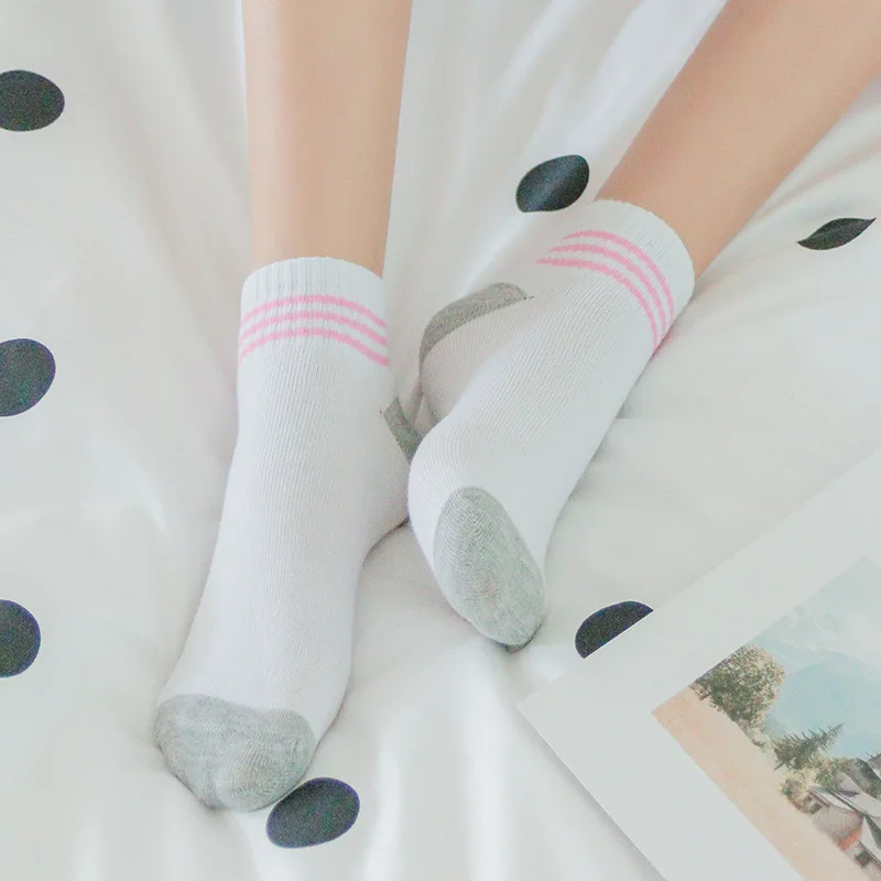 Корейские новые качественные повседневные хлопковые удобные короткие носки в