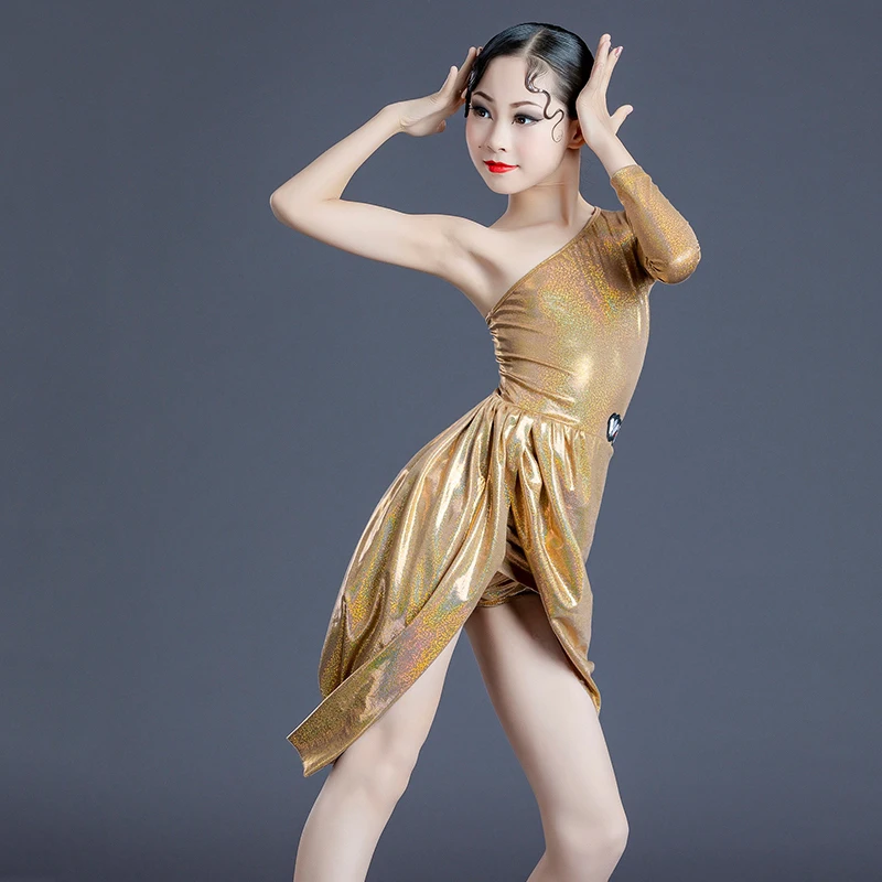 

Женское платье для латиноамериканских танцев, платье со скошенным плечом, для конкурсов, 2021-120 см, 170