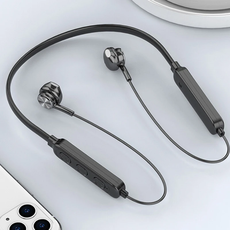 G04 Earphones Bluetooth-compatible 5.0 Wireless Headset Neckband IPX Waterproof With Noise Cancelling Mic | Электроника