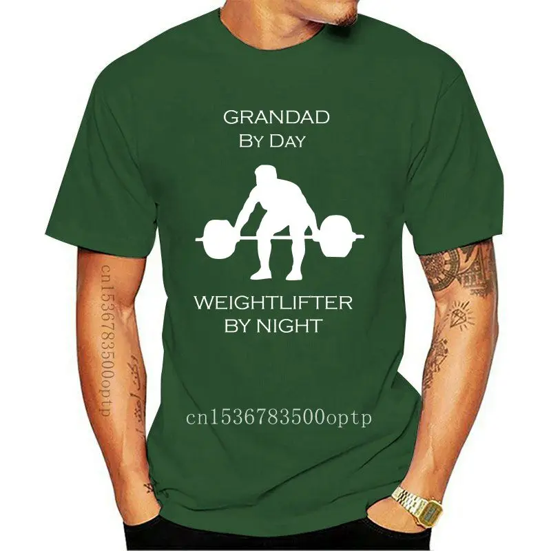 

Дизайнерская футболка GRANDAD BY DAY WEIGHTLIFTER BY NIGHT BODYBUILDER, подарок на Рождество, бесплатная доставка, Забавные топы