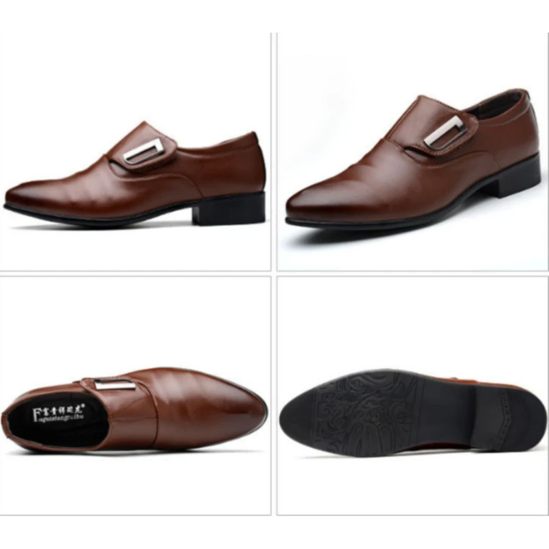 

GAOKE Luxury Brand Men Shoes England Trend Leisure Leather Shoes Breathable For Male Footwear Loafers Men Flats Big Size
