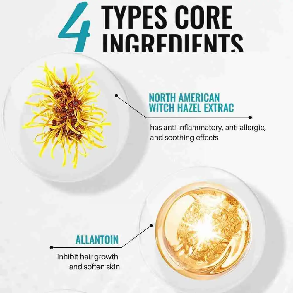 

10ml Anti-hair essence gentle and non-irritating skin For soft legs and essence smooth repair and hair armpit A7J0