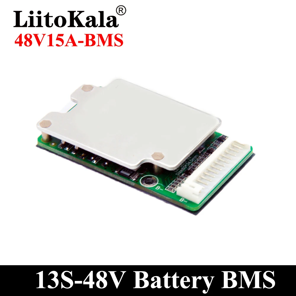 

LiitoKala E-bike battery 13S 15A 30A 48V Li-ion Lithium 18650 Battery Pack BMS PCB board PCM Balance Integrated Circuits Board