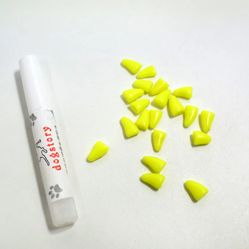 20 шт. колпачки для собак и кошек из мягкого силикона защиты от царапин лап товары