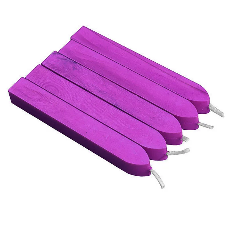 Набор из 5 квадратных восковых свечей с фитилем герметичная восковая палка для