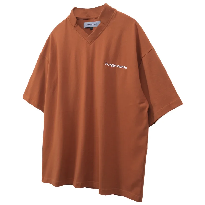 

Spring/Summer 2021 New Classic Base Chest Print Large Size Oversize Short-sleeved T-shirt Man Clothing Top Quality