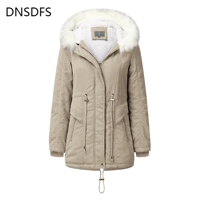 Женская флисовая куртка с хлопковой подкладкой модные зимние женские пальто