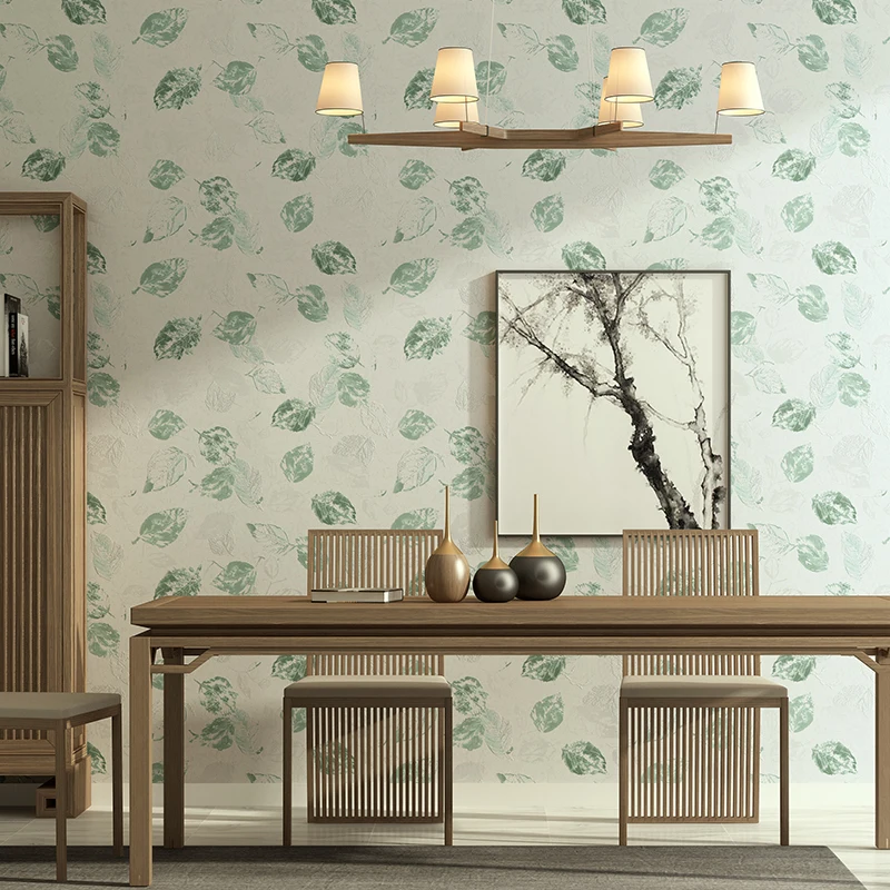 Узор деревенский лист американские обои для стен сельские зеленые рулон