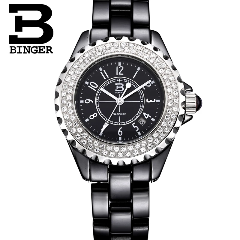 Новые роскошные брендовые наручные часы Binger Швейцария пространство