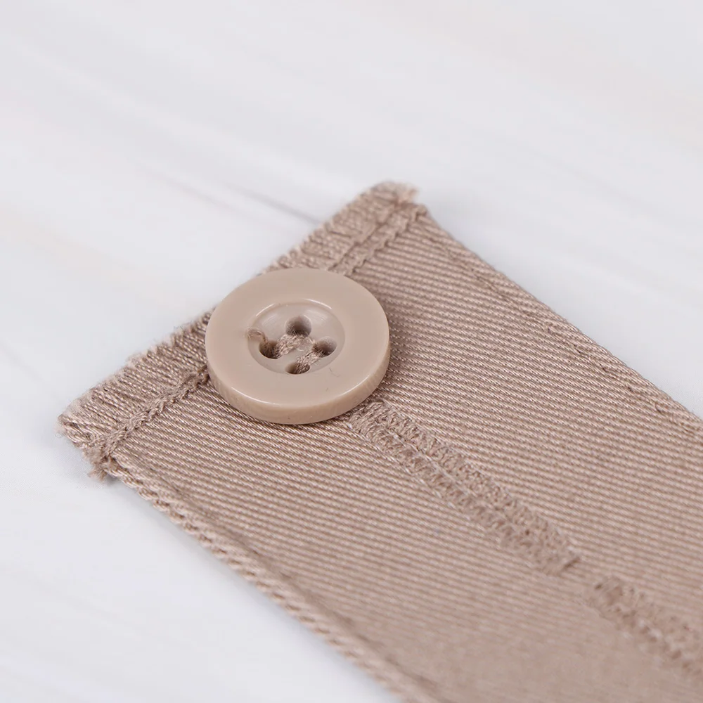 Новинка удлинитель на пуговицах Брюки для беременных талии пояс брюки пояса