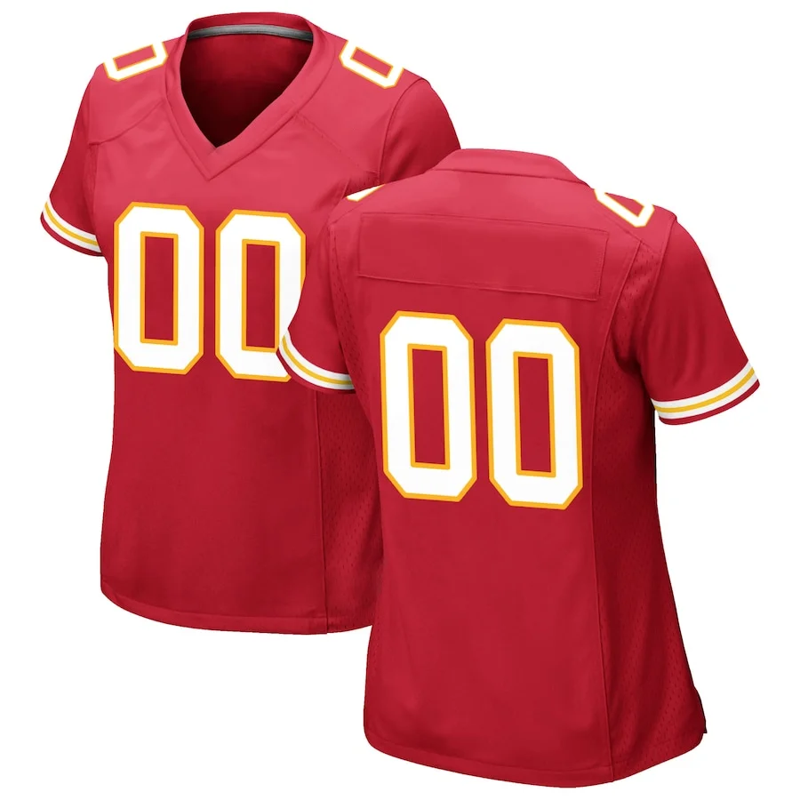 

Women's American Football Jerseys Kansas City Jersey Custom Sports Fans Wear Embroidered Stitched Jerseys Top Selling Sweatshirt