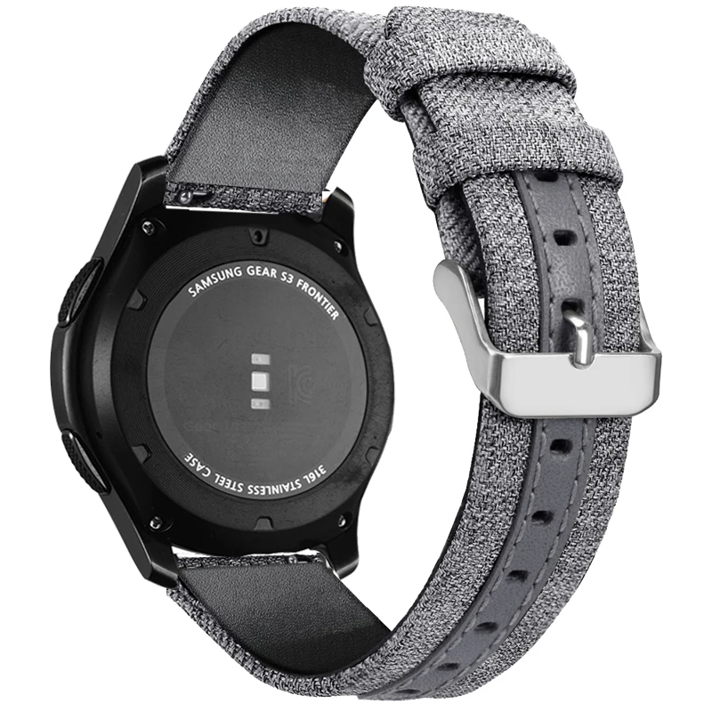 Нейлоновые ремешки для Samsung Gear sport S2 S3 Frontier Classic huami amazfit bip часы galaxy active 42 46 мм 22 20