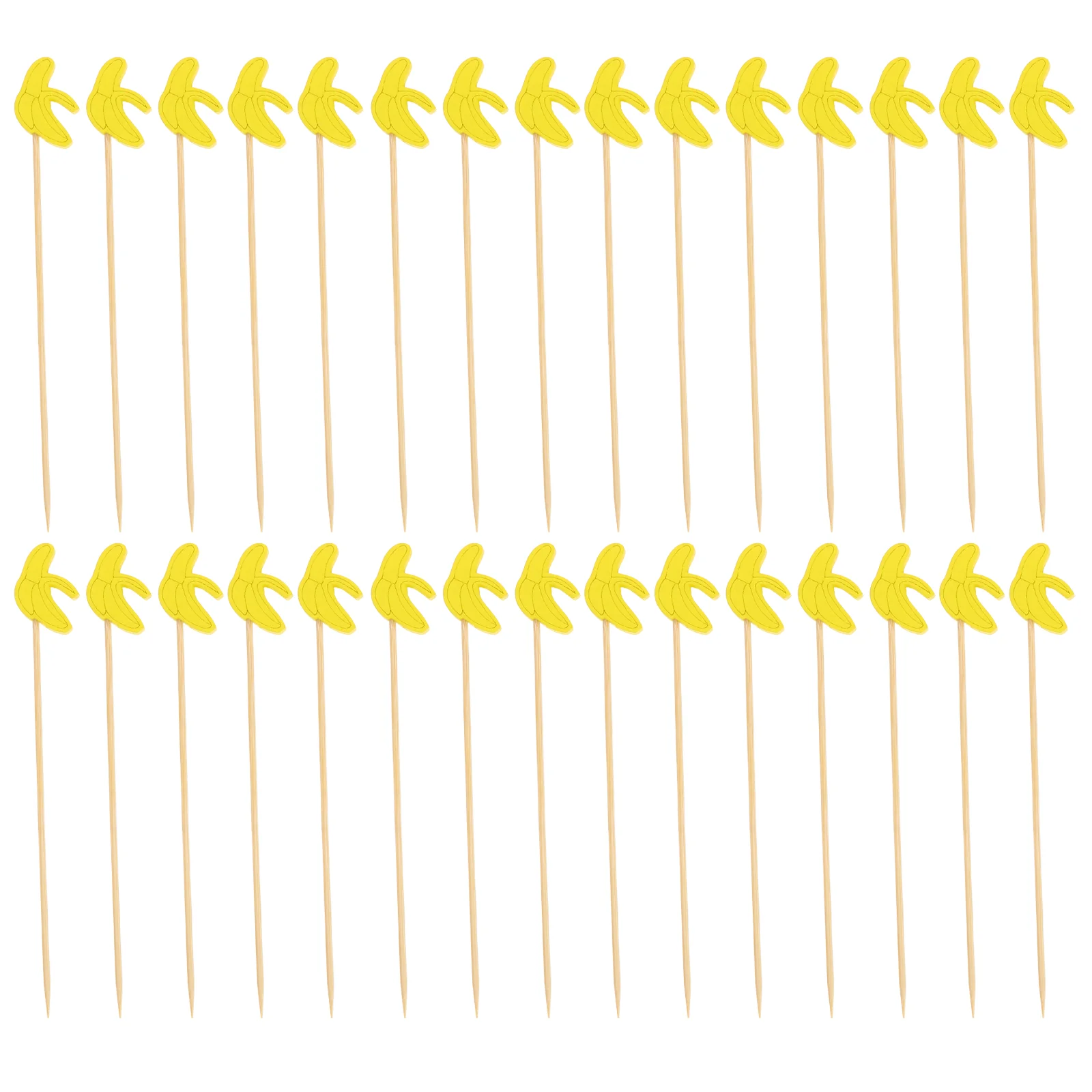 

100pcs Safety Bamboo Sticks One-time Fruit Stick Practical Sushi Sticks