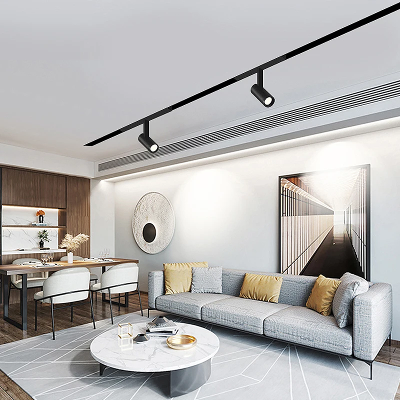 Магнитный Трековый светильник светодиодный линейный без основного светильника