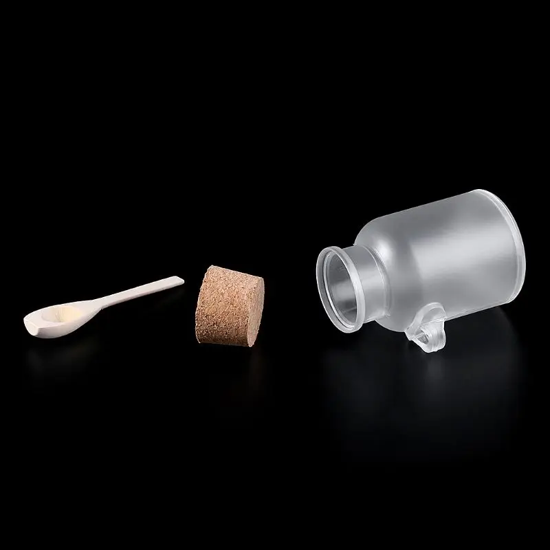 Скраб соль для ванны бутылка из АБС герметичная банка деревянная ложка мягкая