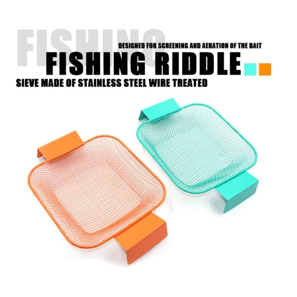 

1 Pcs Fishing Sieve Riddle For Bait Sieving 3/4mm Mesh Size Mini Fishing Filtration Mesh And Bait Sieve Tackle Tools Pesca Iscas