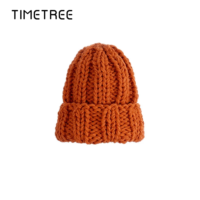 Шерстяной вязаный однотонный зимний женский берет ins в стиле ретро с защитой ушей