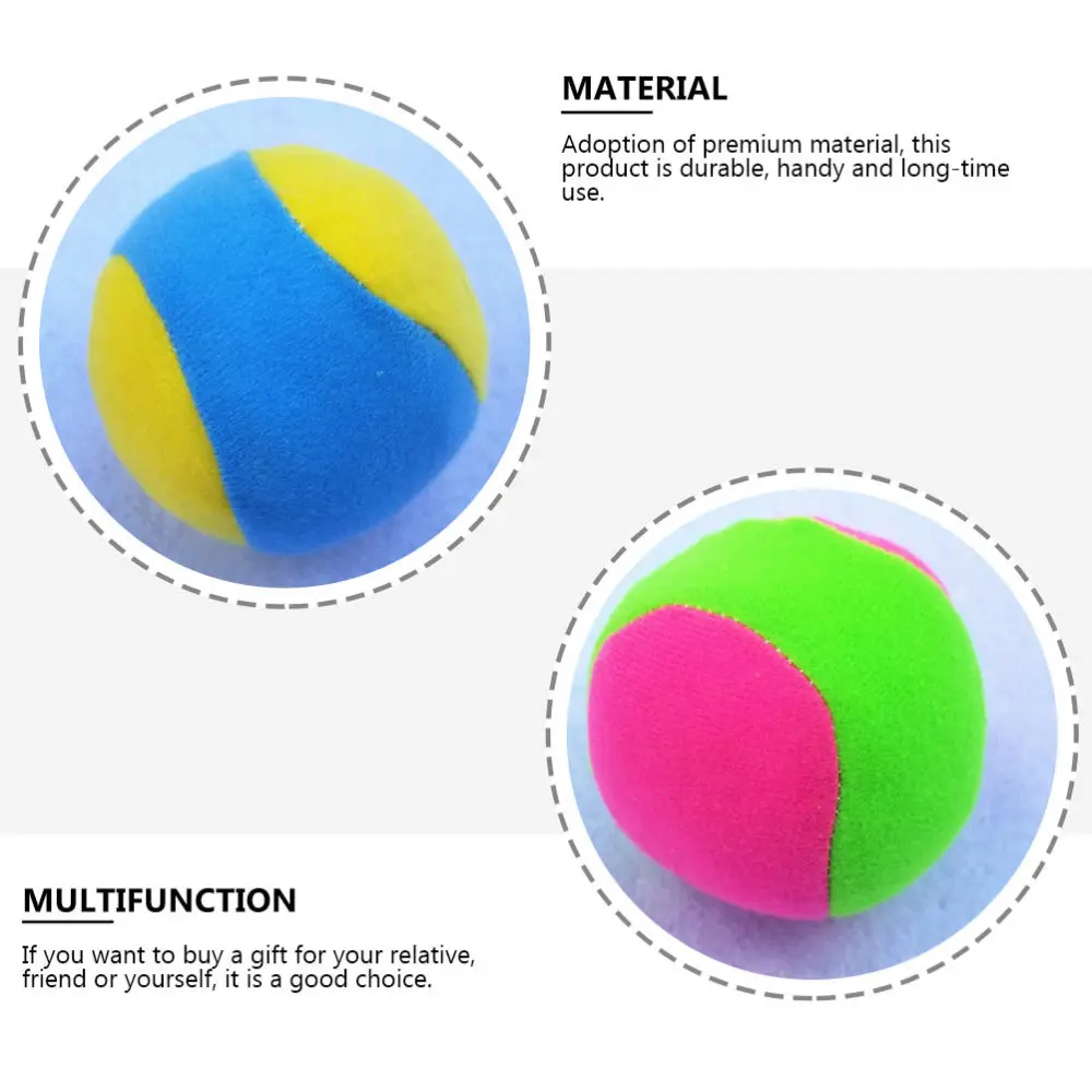 

12pcs Balls Funny Sticky Children Sucker Mixed Color