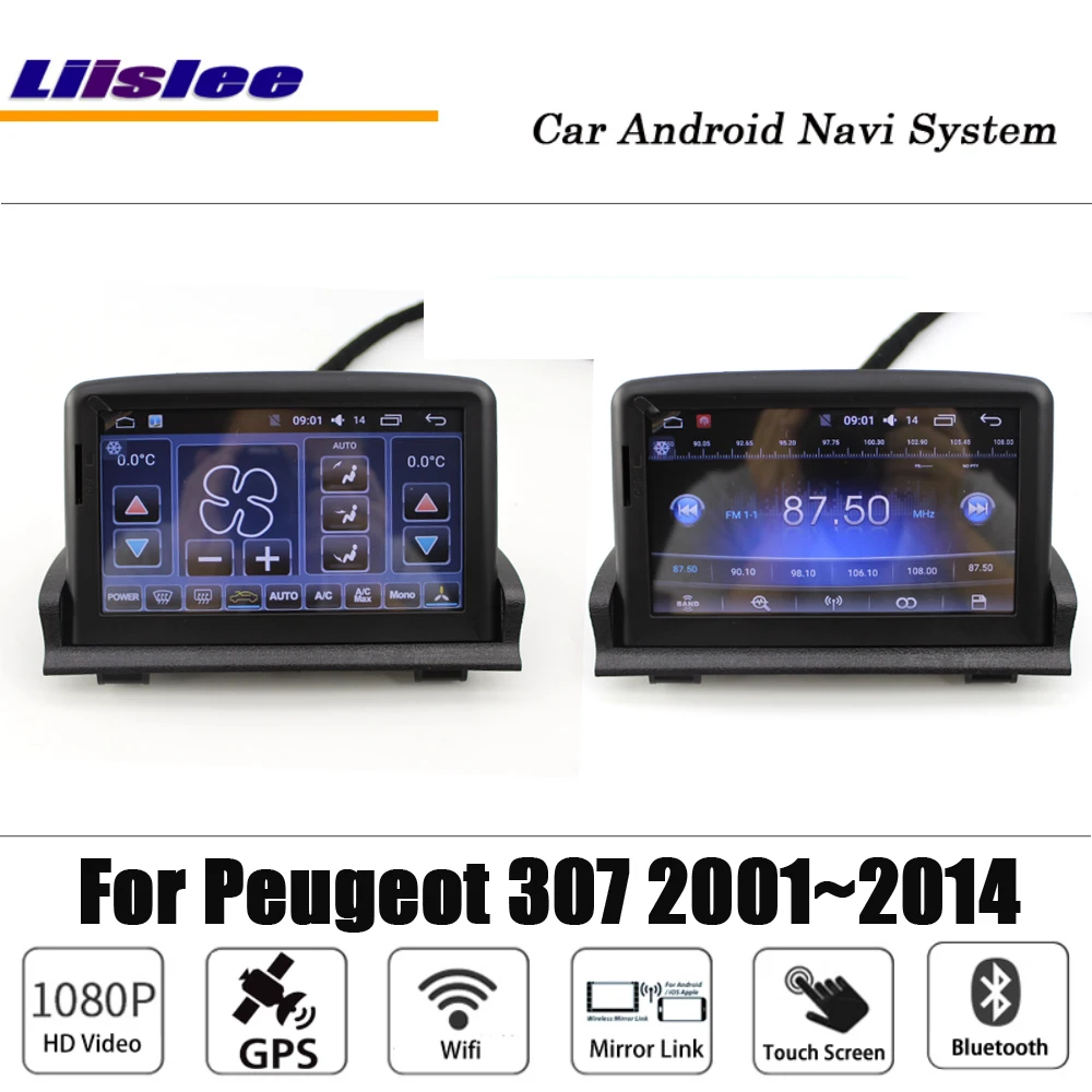Для Peugeot 307 2001 2014 Android стерео Автомагнитола BT Wifi камера Carplay GPS навигационная