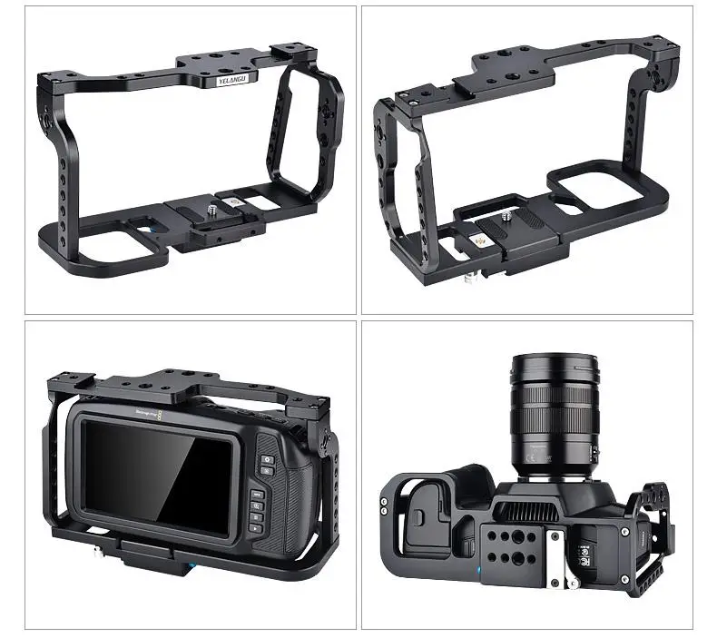 BEESCLOVER для BMPCC 4K камера из алюминиевого сплава цельная клетка 4K/6K аксессуары