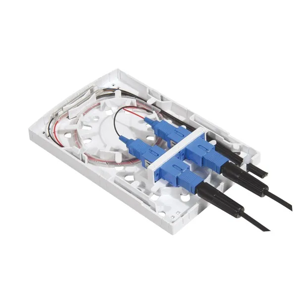 Оптоволоконная розетка ODN FTTH 2 ядра коробка для концовки волокна порта волоконный