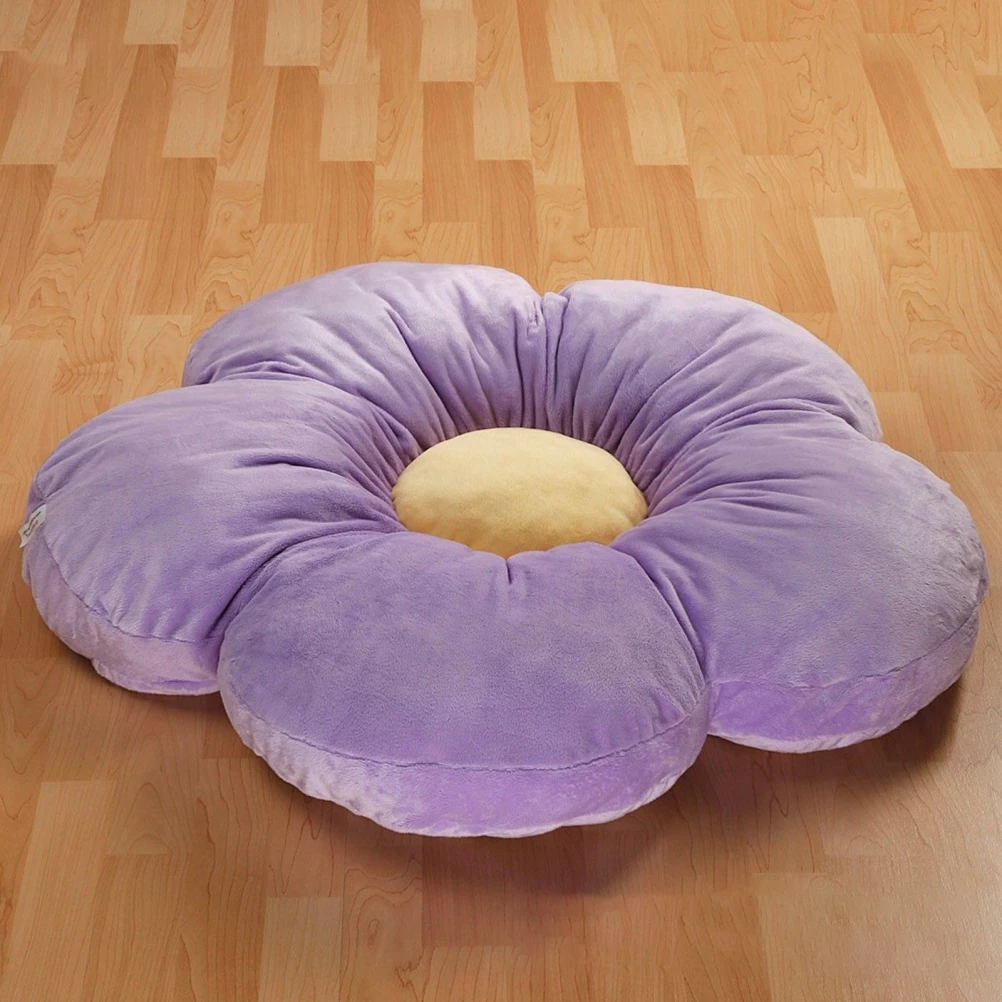 Кукла 50 см подушка в форме цветка толстая плюшевая японский зеленый цветок