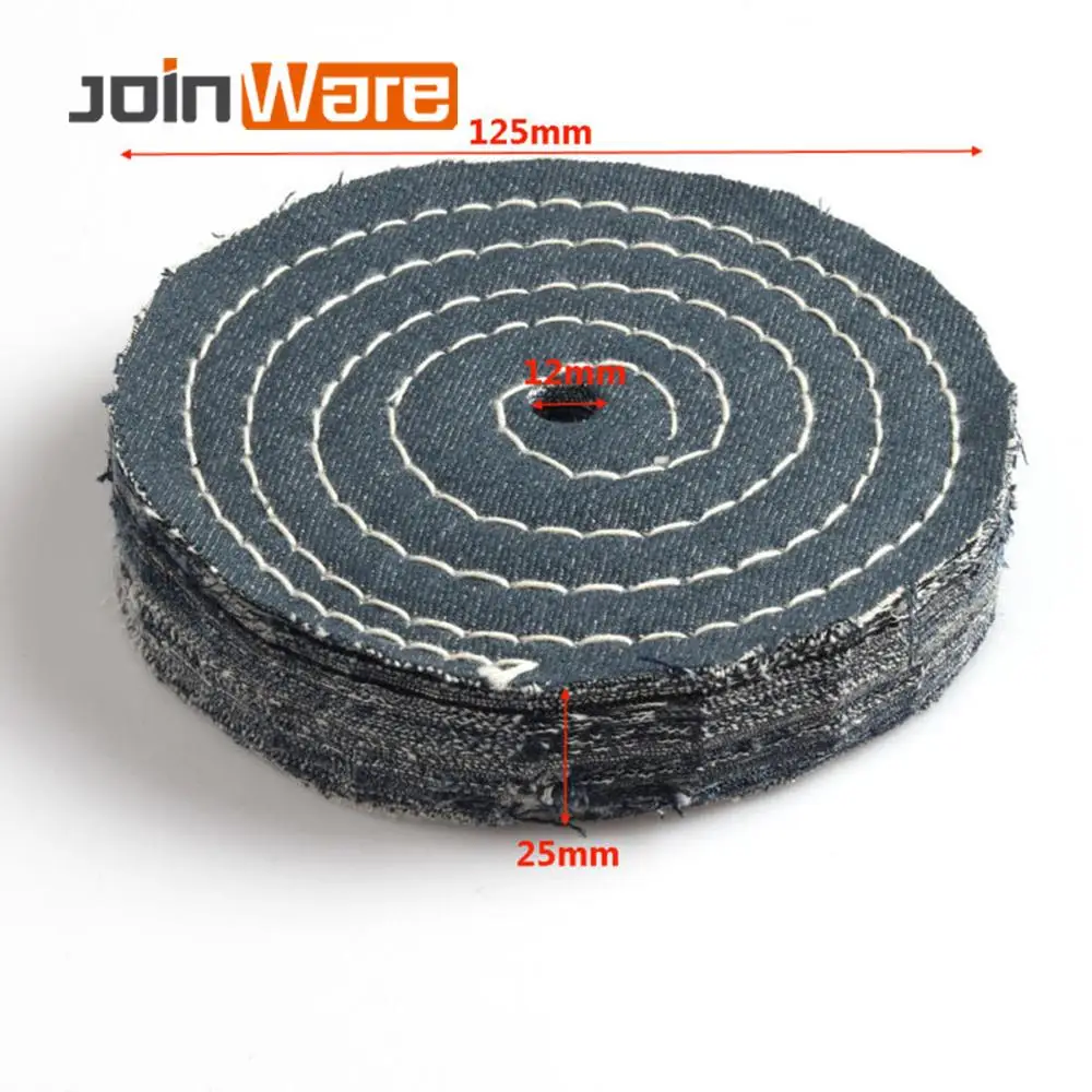 

125mm Cowboy Polishing Wheel Denim Buffing Grinding Dics for Stainless Steel Metal Polishing 1Pc