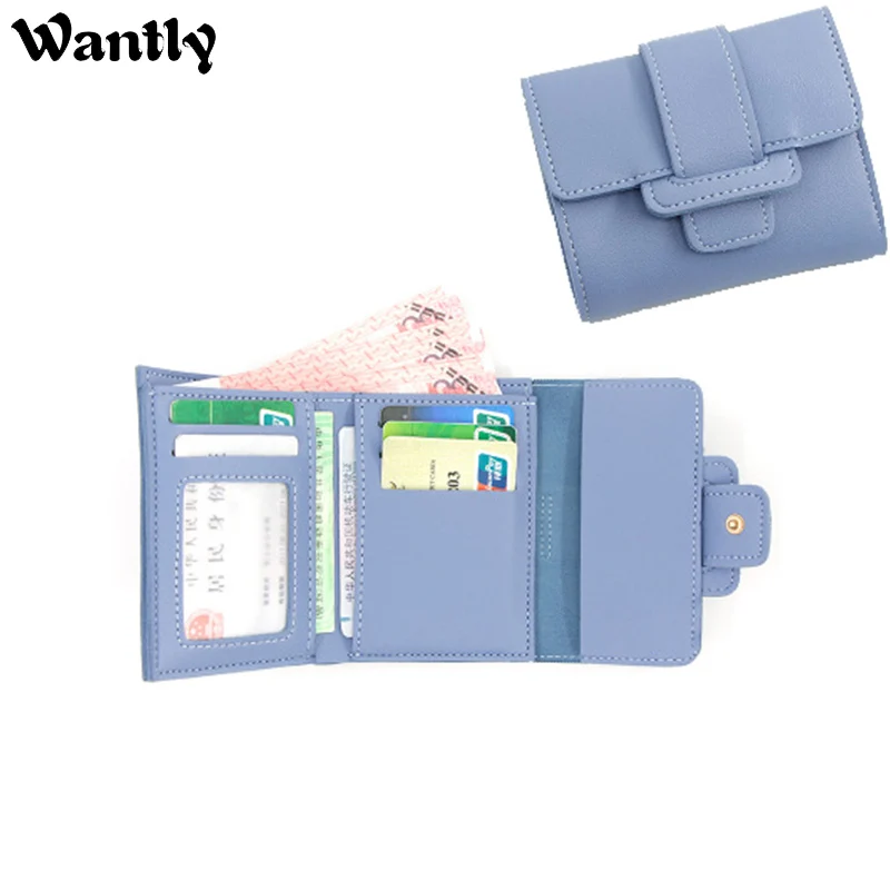 Женские кожаные кошельки и бумажники 39 S новый однотонный клатч в Корейском стиле