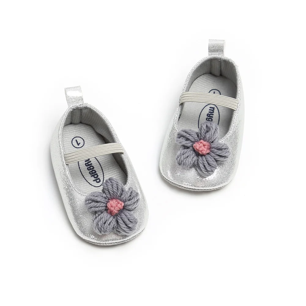 Обувь для новорожденных Блестящие вечерние туфли принцессы из искусственной