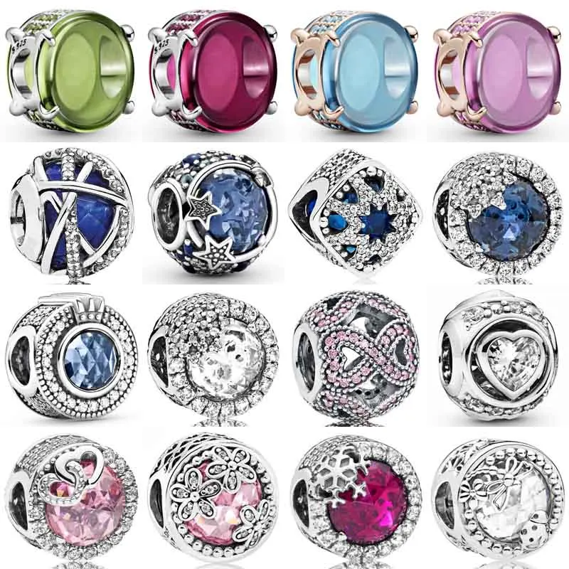 

Шарм-бусина из серебра 925 пробы с овальным кабошоном