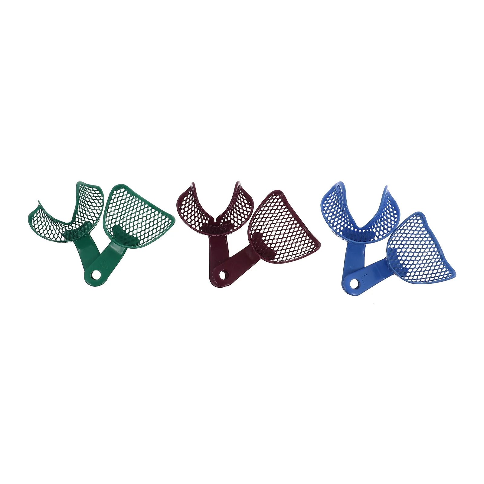 

3Pcs Dentistry Supplies Brackets Edentulous Jaw Mold Tools (Assorted Color)