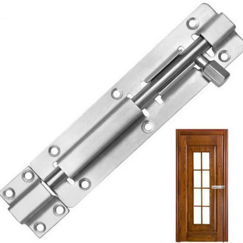 

stanless steel gate latch window latch door bolt lock sliding lock window 4inch 6inch 8inch 10inch 12inch 2pcs/lot