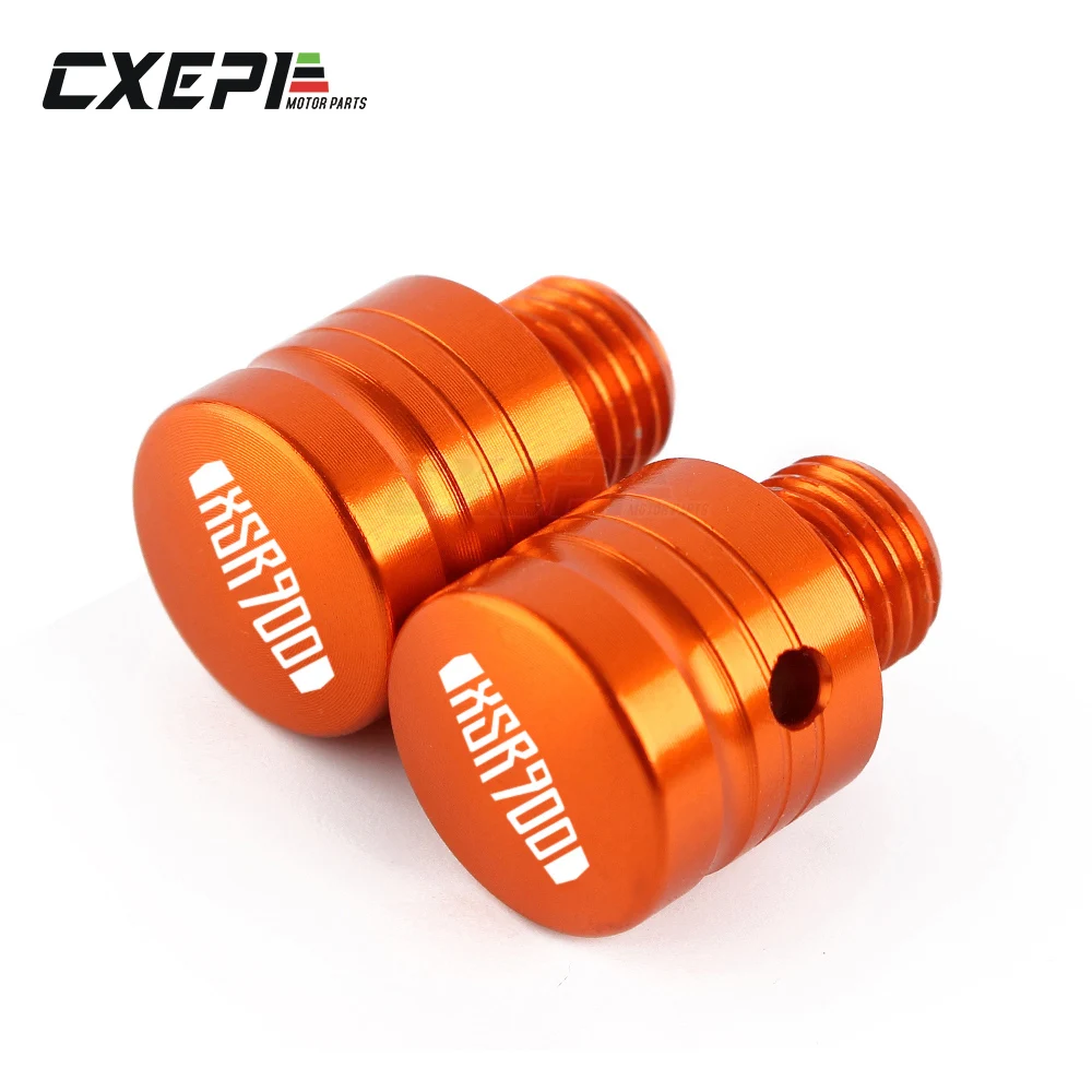 

2pcs M10*1.25 Left Right-Hand Threaded Motorcycle Mirror Hole Plug Screw Bolts For Yamaha Tracer900 Tracer700 XSR900 XSR700